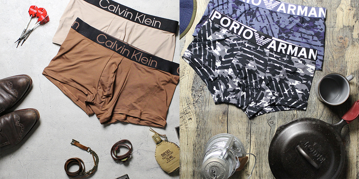 Calvin Klein、EMPORIO ARMANI