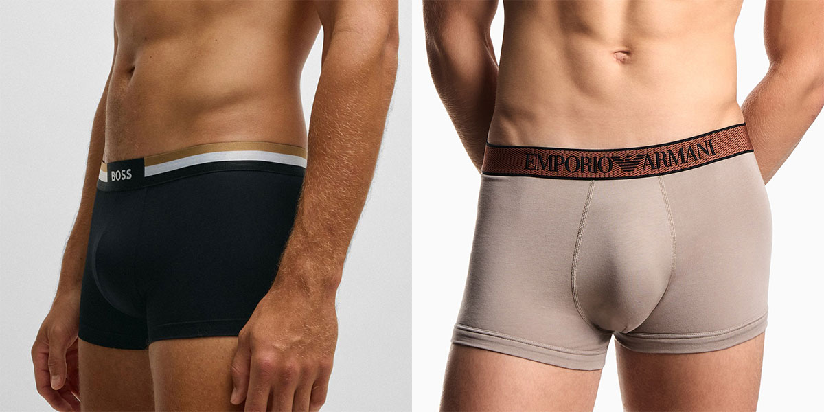 EMPORIO ARMANI、HUGO BOSS