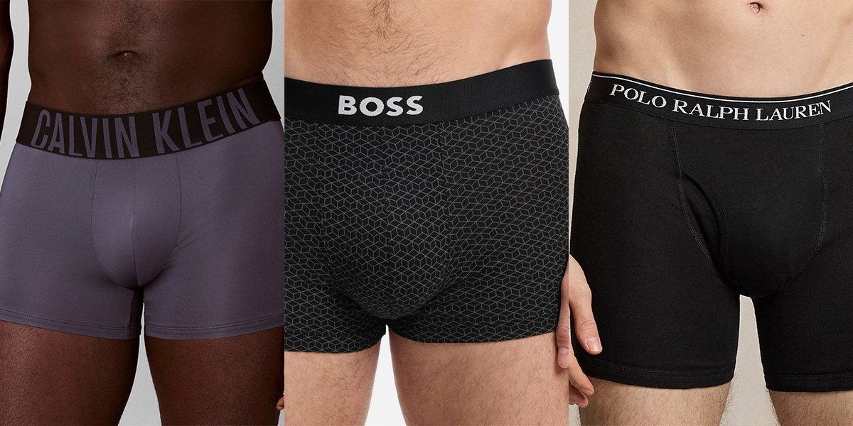 Calvin Klein(カルバンクライン)、HUGO BOSS(ヒューゴボス)、Polo Ralph Lauren(ポロラルフローレン)