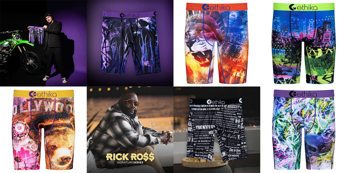 人気のボクサーパンツとして、アメリカで大ブームを巻き起こしている「Ethika（エシカ）」