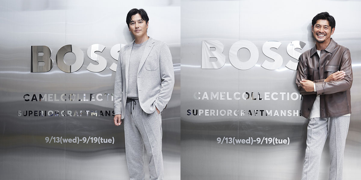 BOSS POP UP STORE、 要潤さん、坂口憲二さん来店