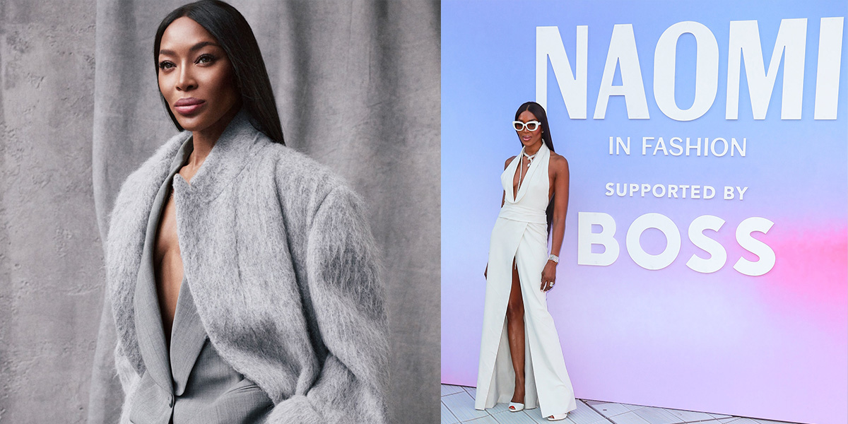 "NAOMI:IN FASHION"展のオープニングを祝しV&Aサマーパーティーを開催。ナオミ・キャンベルがBOSSを纏い登場