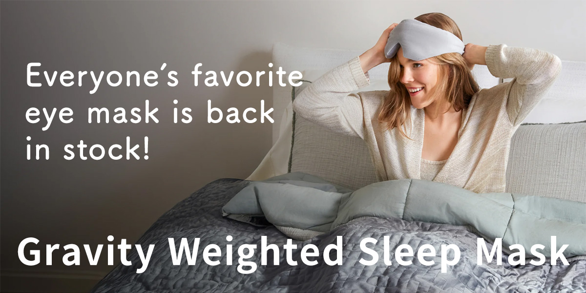 Gravity Weighted Sleep Mask
