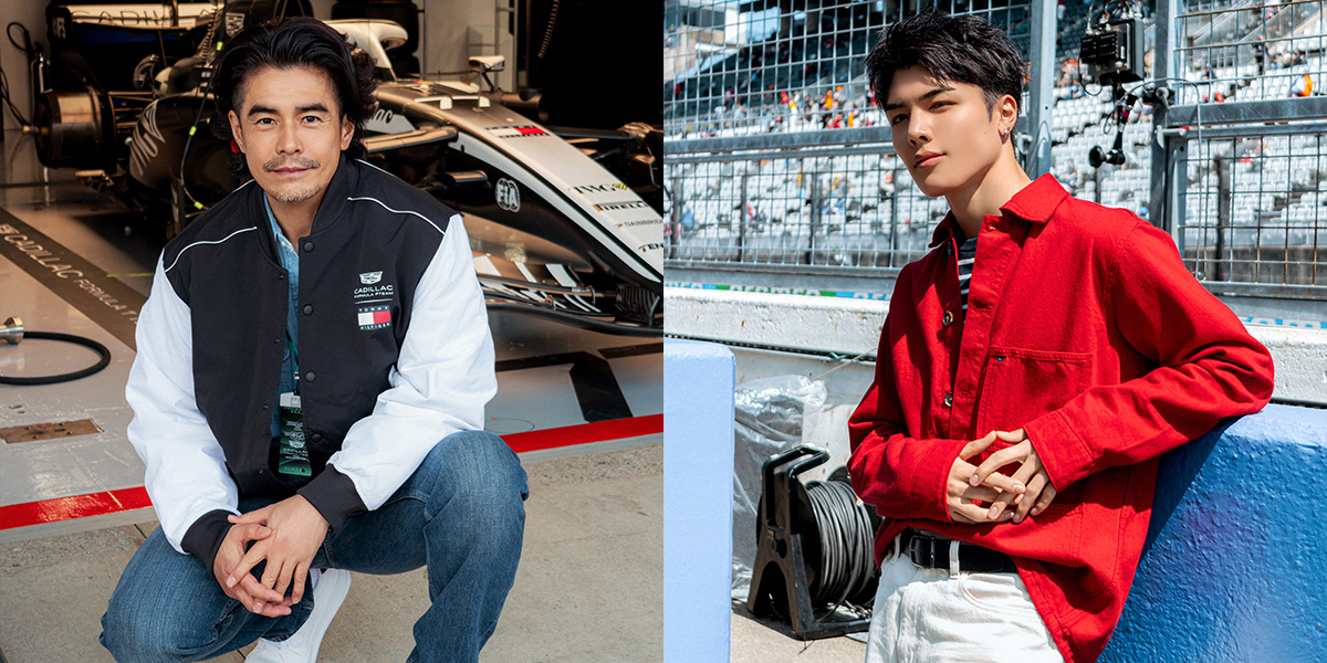 伊藤英明とMAKI（&TEAM）、フォーミュラ1®日本グランプリでトミー ヒルフィガーを着用