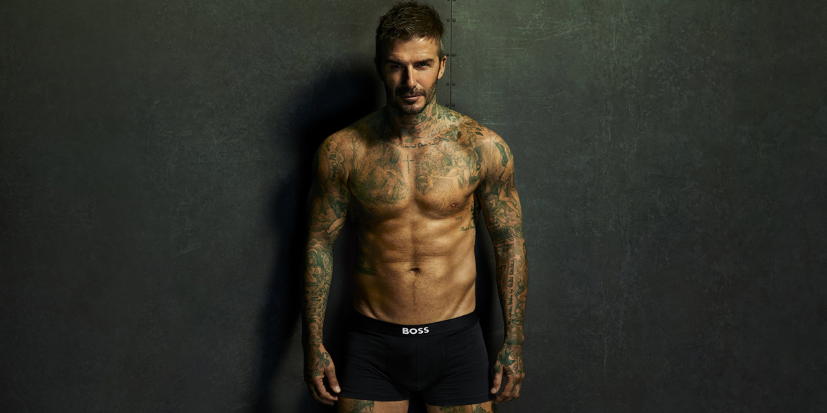 デビッド・ベッカム、「BOSS ONE BODYWEAR」新キャンペーンのアンバサダーに