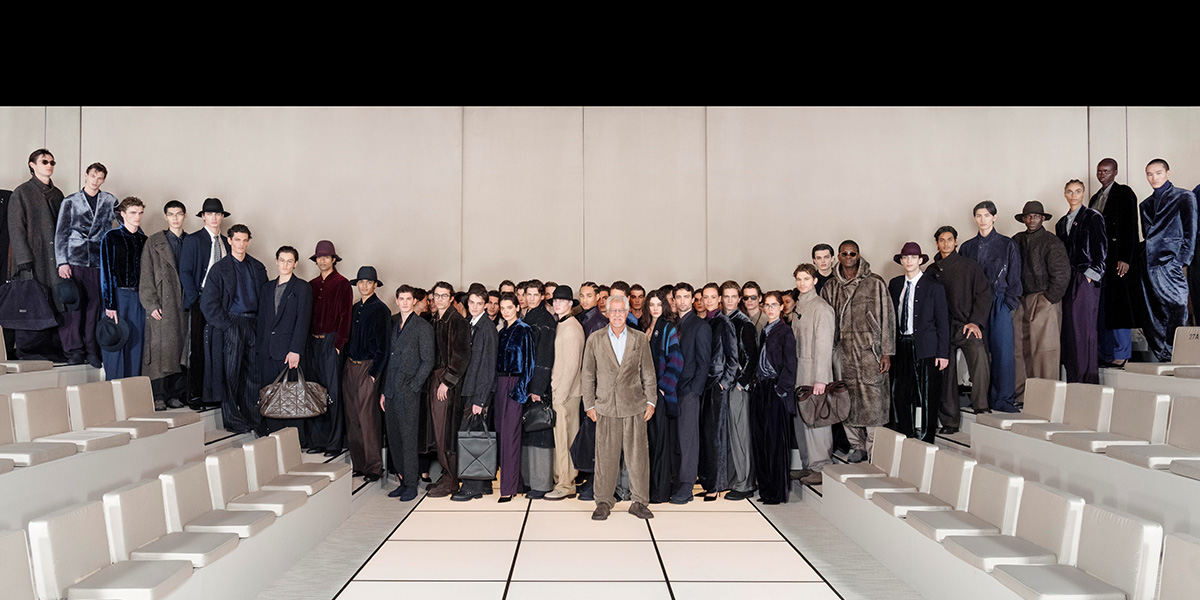 ジョルジオ アルマーニ、2026年秋冬メンズコレクションをミラノにて発表