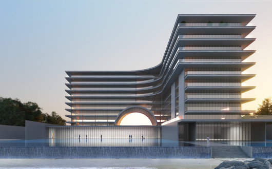 安藤忠雄氏設計によるドバイの超高級タワーマンション、アルマーニ ビーチ レジデンス パーム ジュメイラが登場
