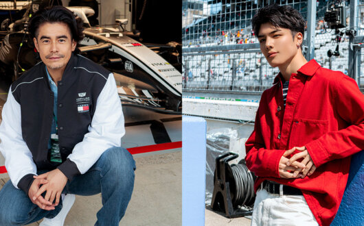 伊藤英明とMAKI（&TEAM）、フォーミュラ1®日本グランプリでトミー ヒルフィガーを着用